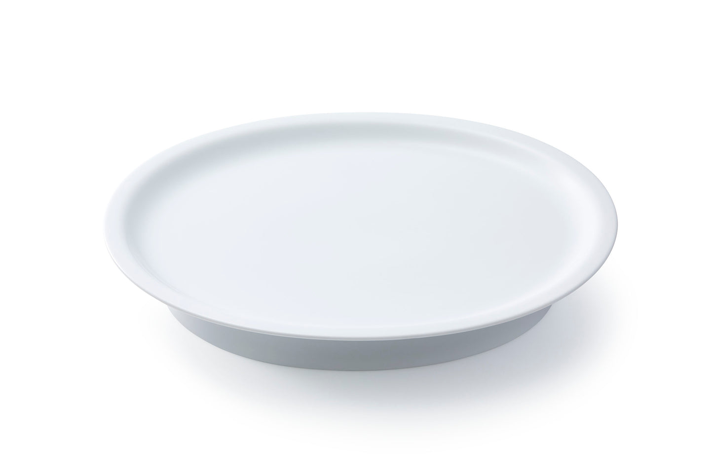 1616/ arita japan CMA Oval Flat Rim 350 White