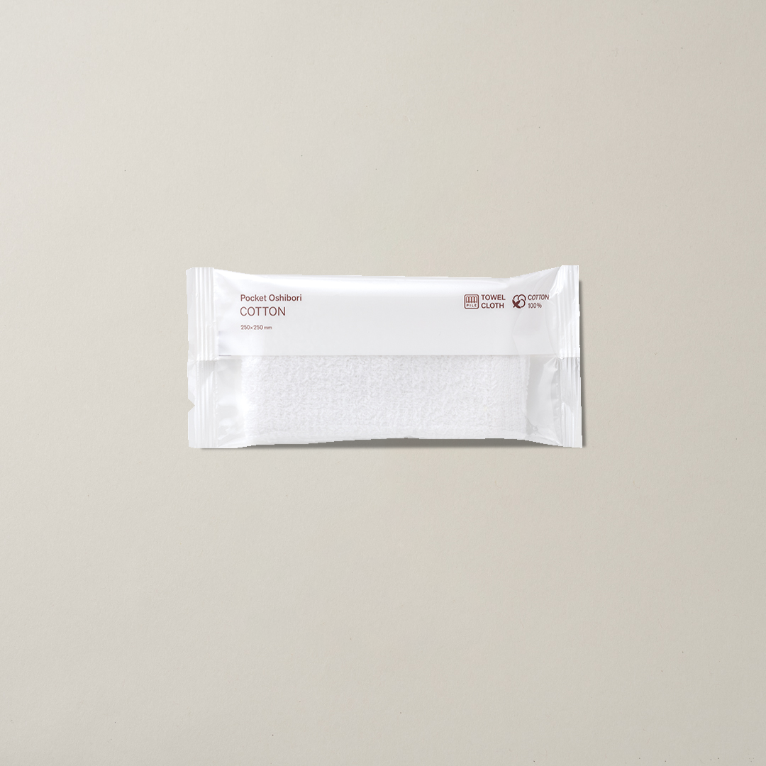 使い切り布おしぼり COTTON フラット(500入)