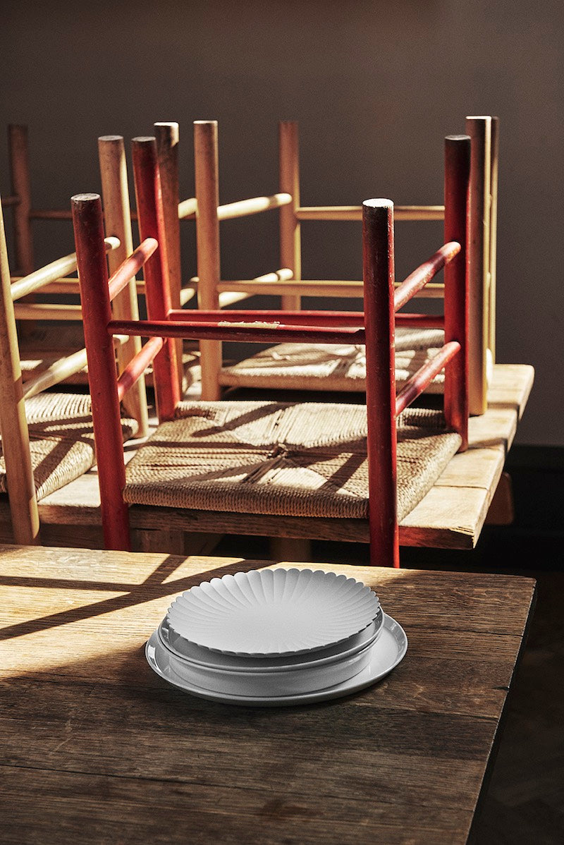 1616 / arita japan TY Palace Plate Grey 220 / 160 / 110