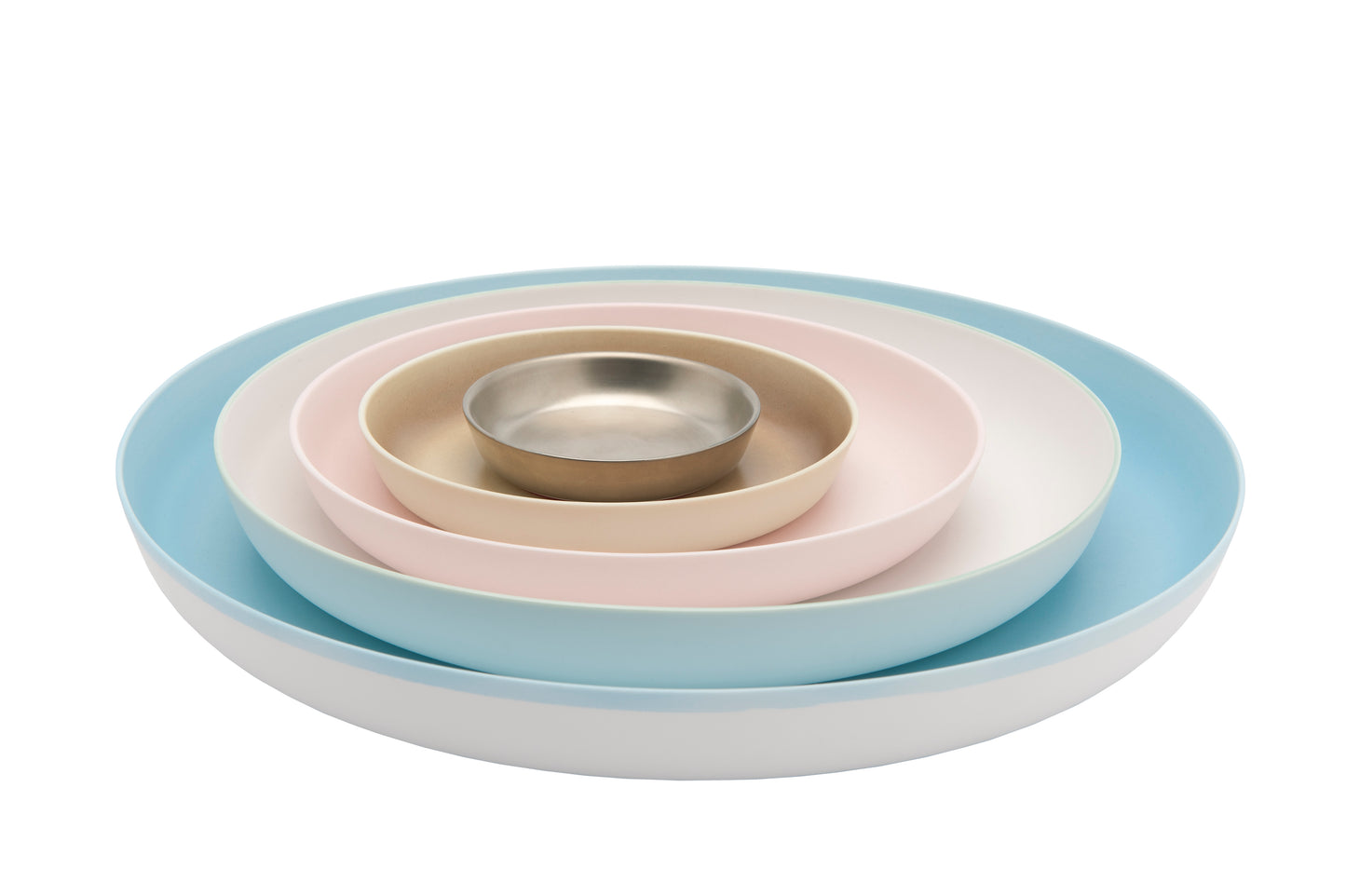 1616/ arita japan S&B Deep Plate 80 Gold/130 Light Brown Red/170 Light Pink/220 Pain White Light Green/280 Blue