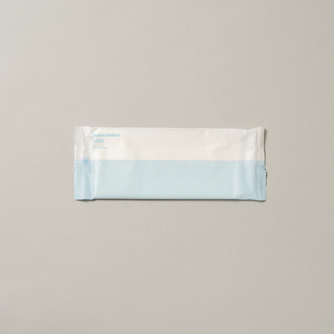 紙おしぼり AIRY エアリー ブルー(600入)