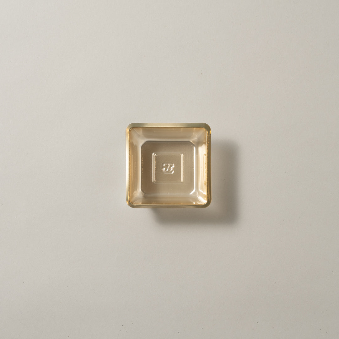 OJU BOX TRAY 65角皿 (500枚) ゴールド