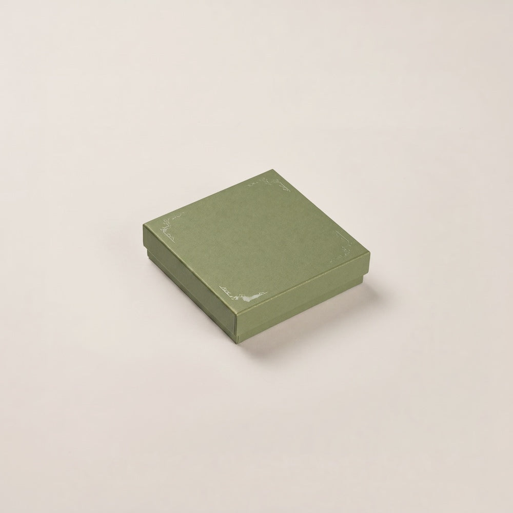 チョコレートギフトボックス  1 PARTITION FEATHER S/M カッパー・モス・アンティーク  (20個)