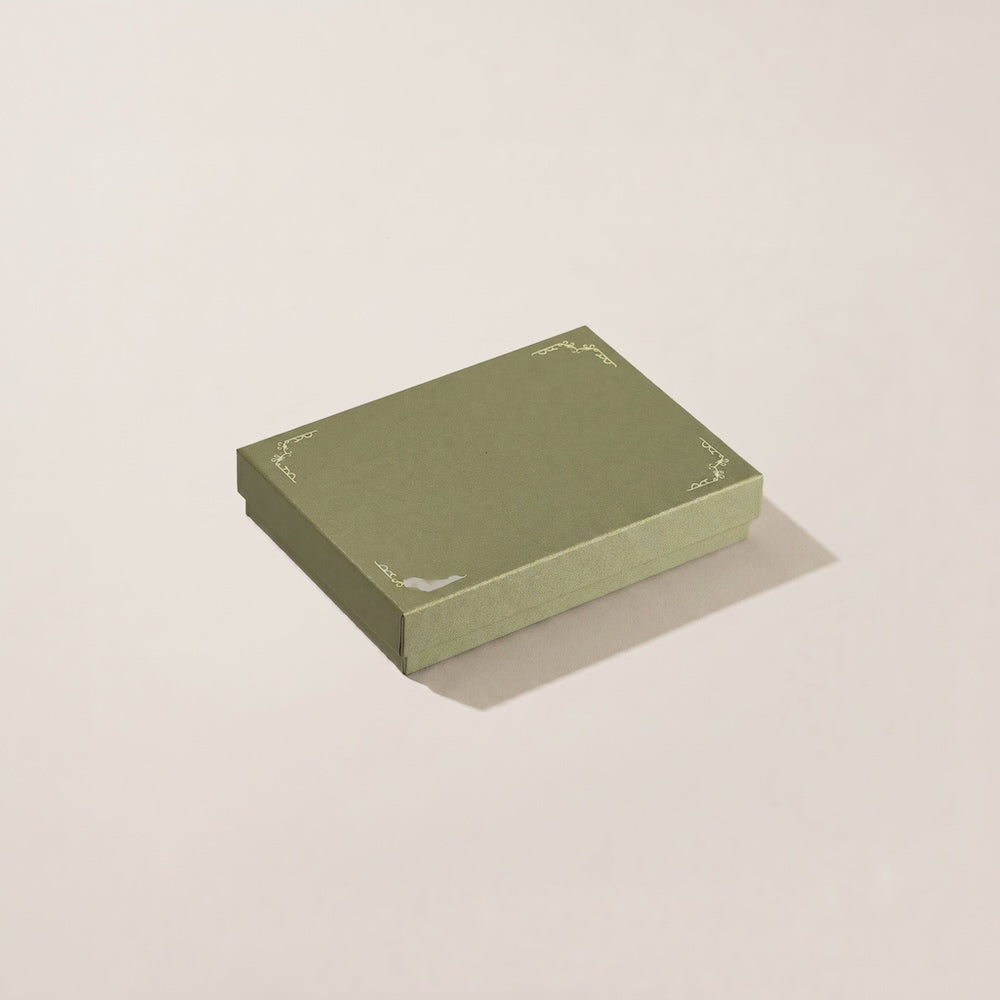 チョコレートギフトボックス  1 PARTITION FEATHER S/M カッパー・モス・アンティーク  (20個)