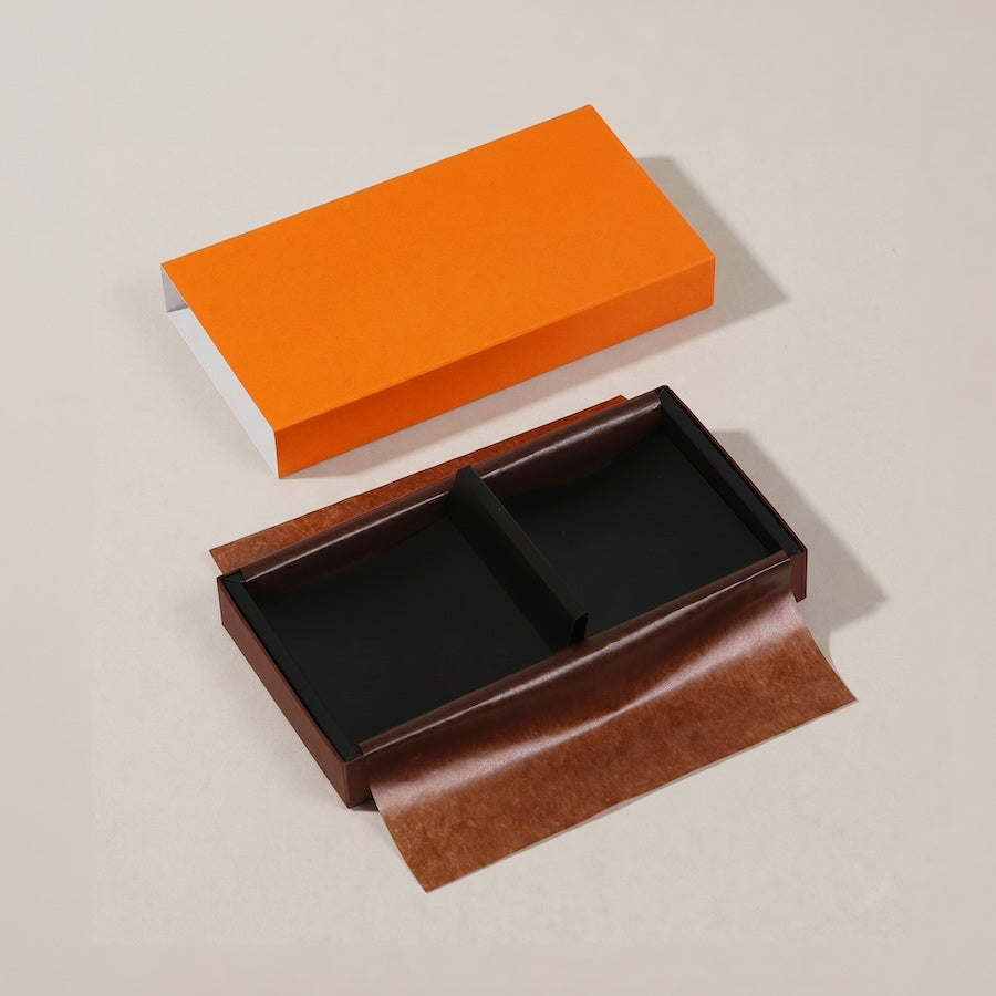 チョコレートギフトボックス  CHOCOLAT SLEEVE CASE S/M/アソート  オレンジ/こげ茶・こげ茶/オレンジ  (20個)