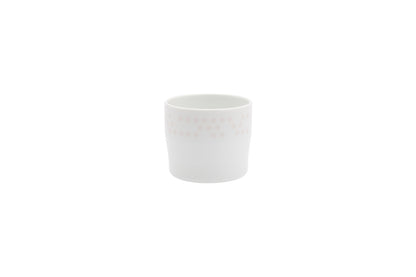 1616/ arita japan  S&B Espresso Cup Light Yellow/Light Blue/Light Pink Dots/White/Light Pink