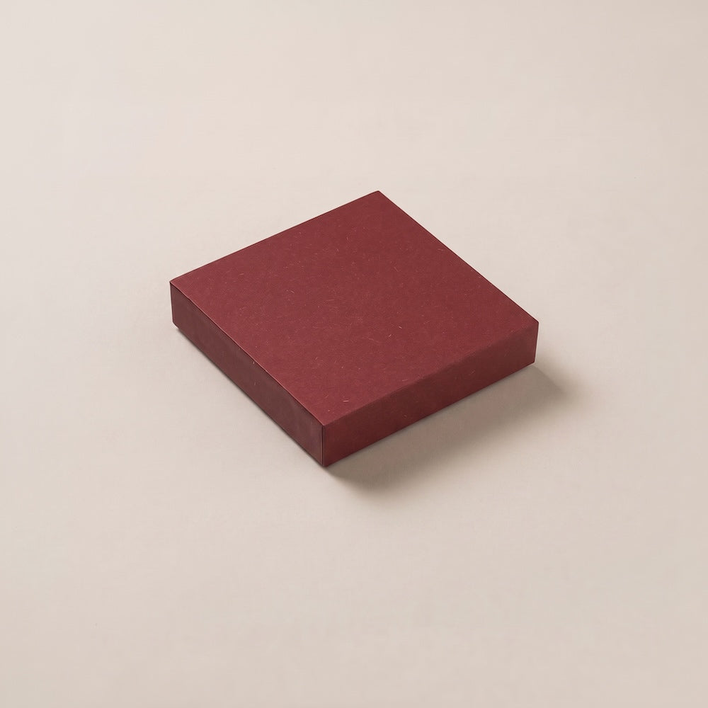 チョコレートギフトボックス  SQUARE BOX 3仕切/4仕切/6仕切  ボルドー･グレー (20個)