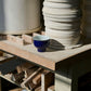 1616/ arita japan MANZ Tea Cup Brown/Blue/Natural