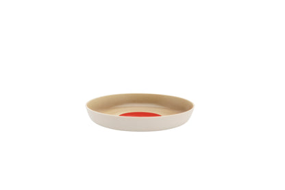 1616/ arita japan S&B Deep Plate 80 Gold/130 Light Brown Red/170 Light Pink/220 Pain White Light Green/280 Blue
