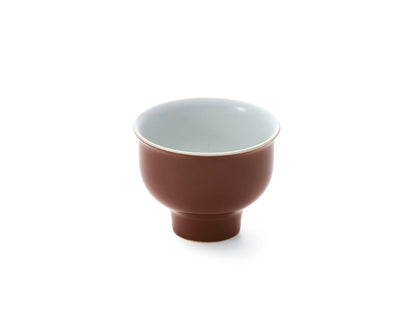 1616/ arita japan MANZ Tea Cup Brown/Blue/Natural