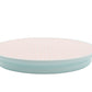 1616/ arita japan S&B Platter Blue/White/Light Blue Orange Grid/Red/Light Yellow