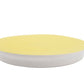 1616/ arita japan S&B Platter Blue/White/Light Blue Orange Grid/Red/Light Yellow