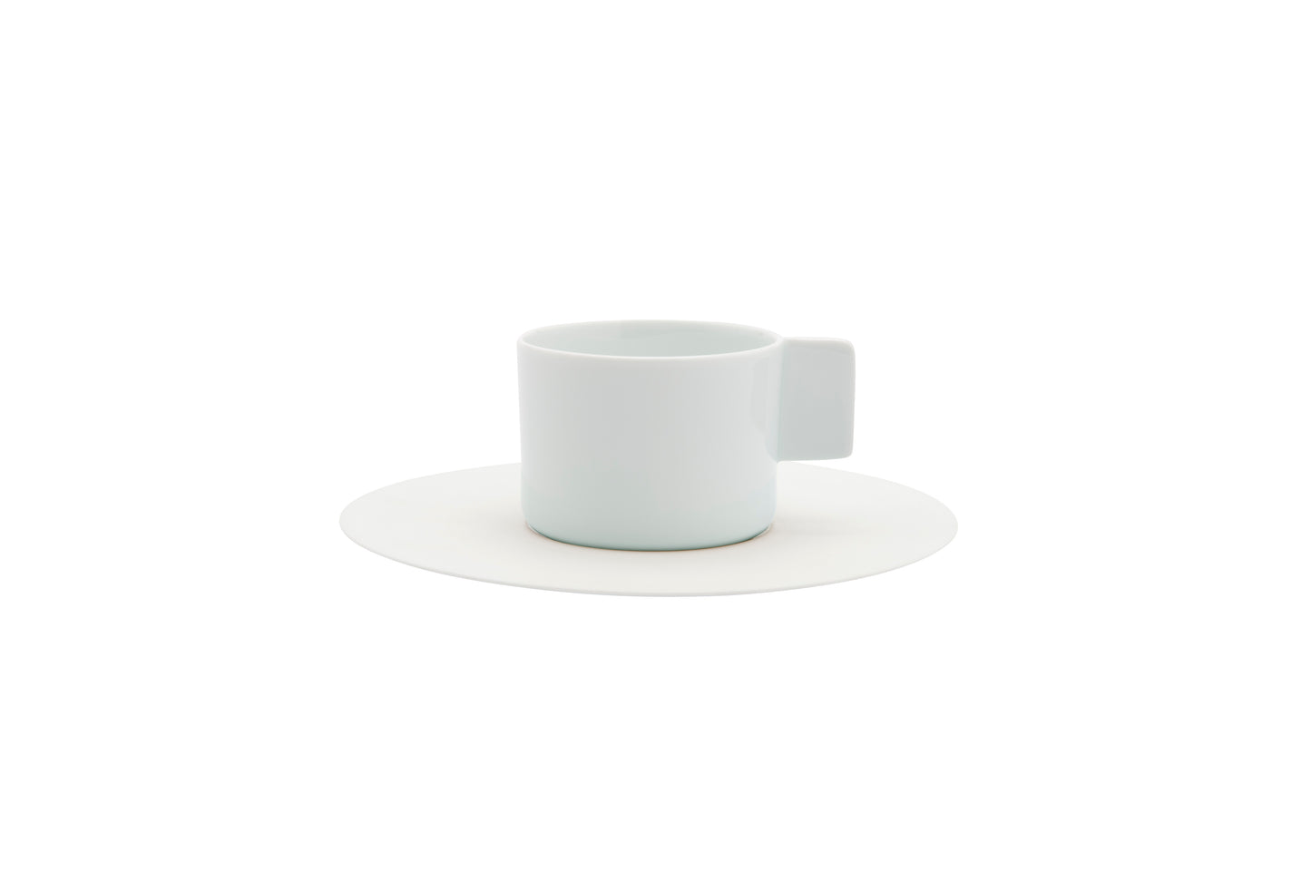1616/ arita japan  S&B CoffeeCup White/Light Brown/Light Pink