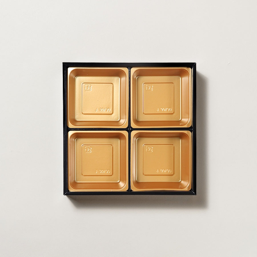 KOWAKE 【90×90】6.5寸用仕切り併用トレー1/4 (400枚)C11