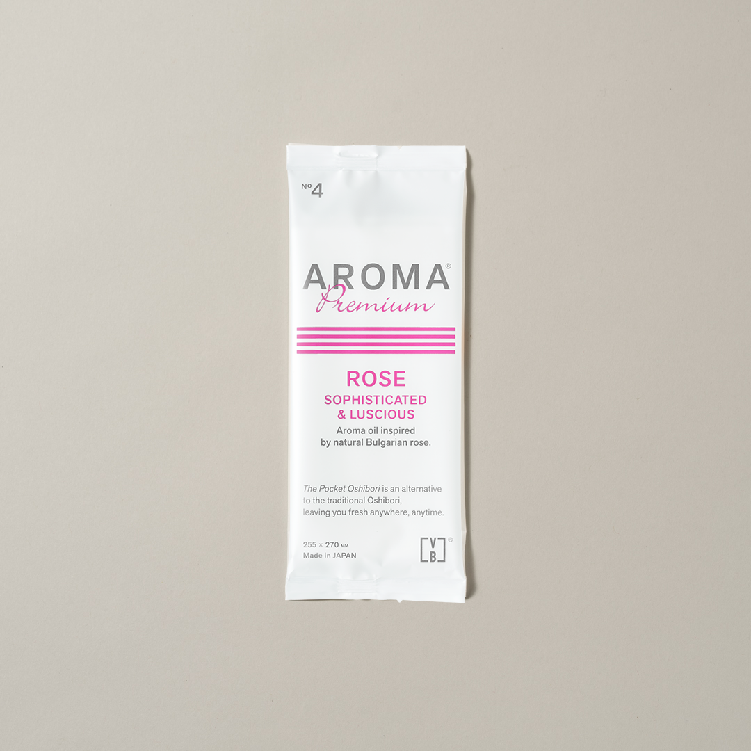 使い捨ておしぼりVB-COSME-AROMA Premium:ローズ (600入)