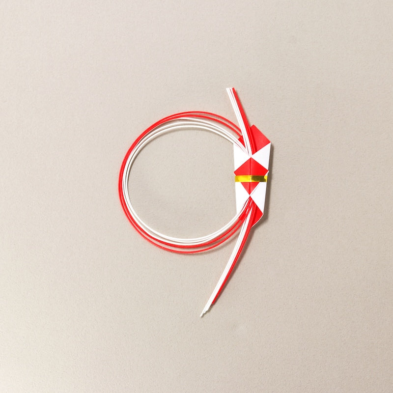 料理飾り 【箱飾り】H-No8 円赤  (100個)