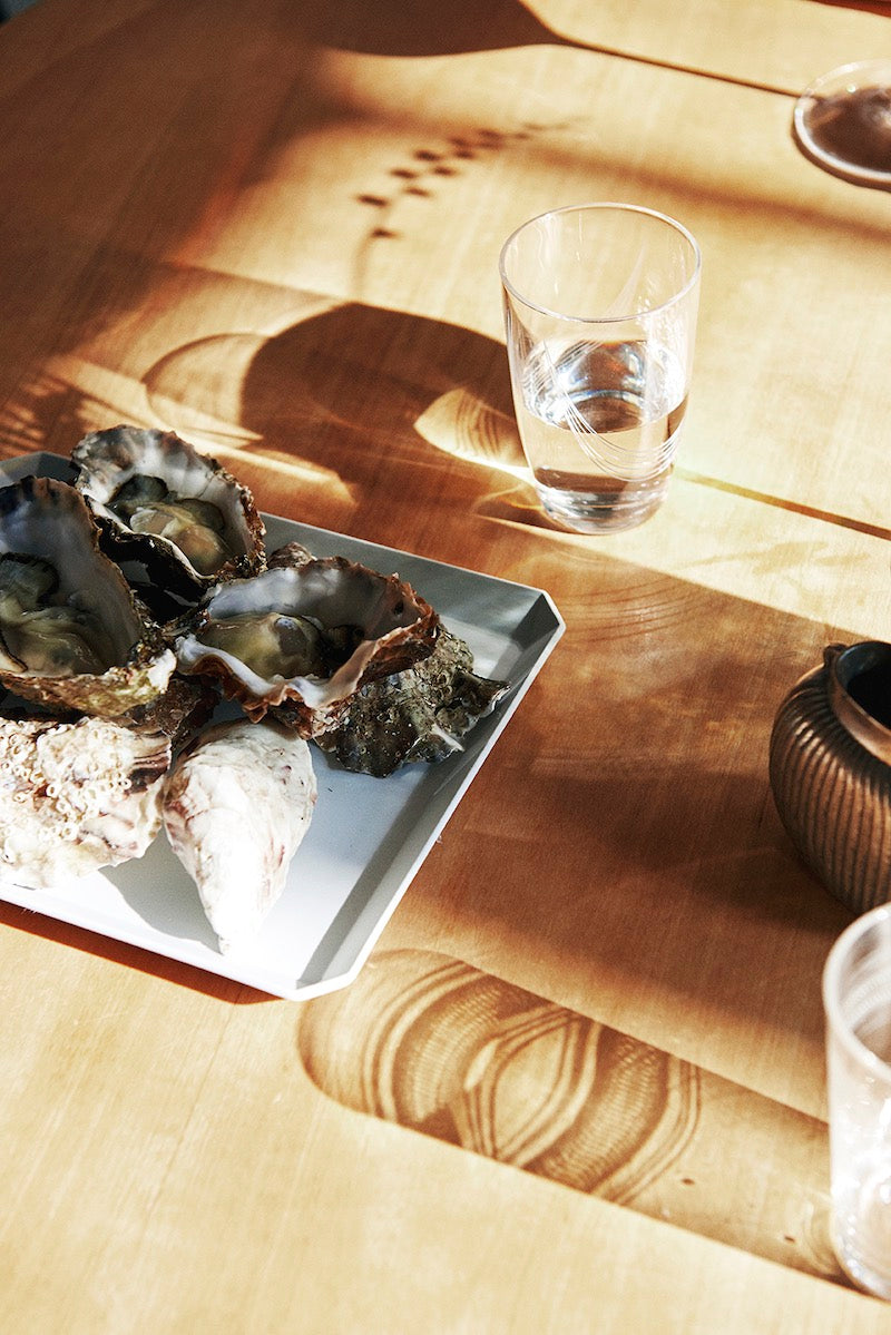 1616 / arita japan TY Square Plate Grey 270 / 235 / 200 / 265 / 130 / 90