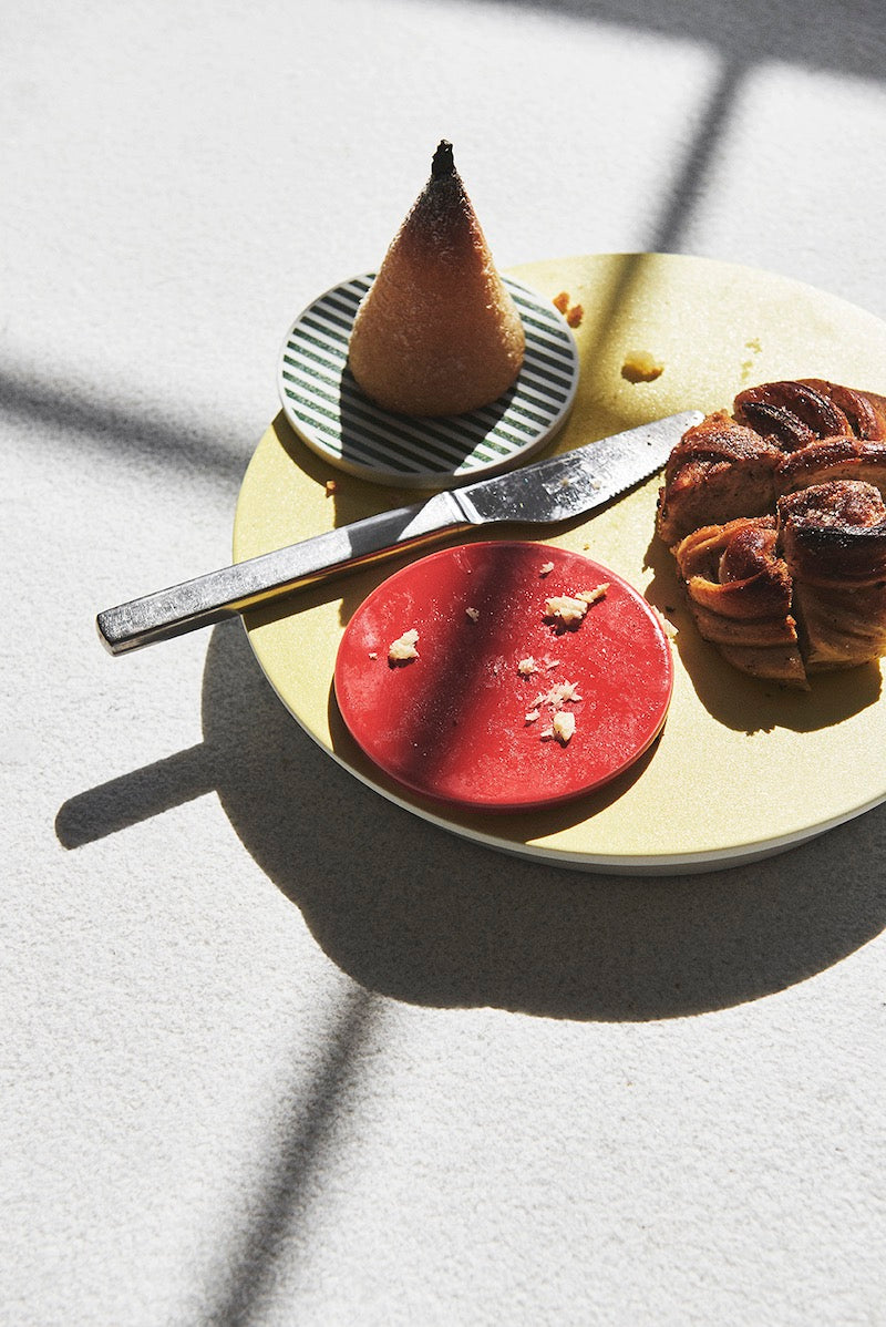 1616/ arita japan S&B Coaster Pink/Stripe/Grid/Light Blue/Light Yellow/Red