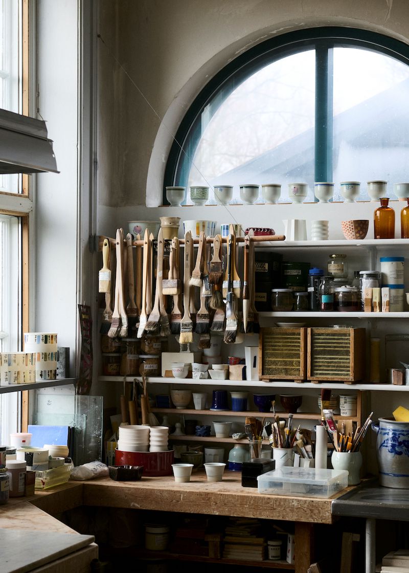 1616/ arita japan MANZ Hojicha Cup Celadon/Natural