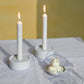 1616/ arita japan CMA Candle Holder White