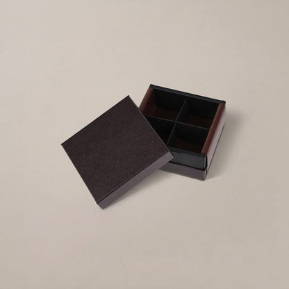 チョコレートギフトボックス  COMBI A CASE 1ヶ用/2仕切/3仕切/4仕切/5仕切/6仕切/9仕切/10仕切/12仕切/15仕切/20仕切 ブラック・ワインレッド (20個)