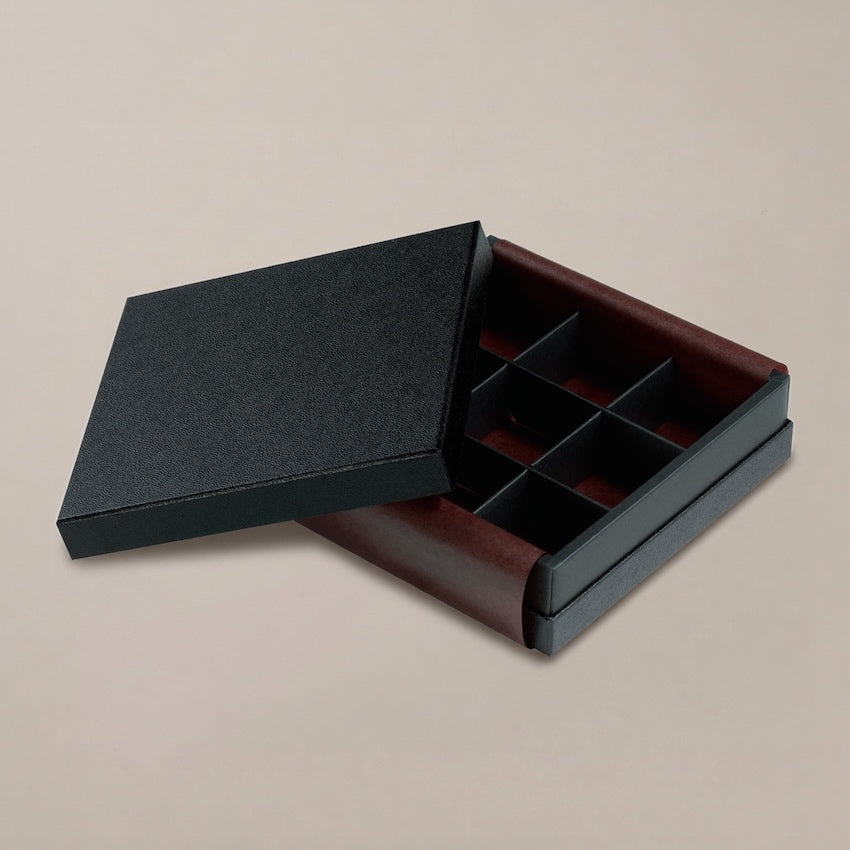 チョコレートギフトボックス  COMBI A CASE 1ヶ用/2仕切/3仕切/4仕切/5仕切/6仕切/9仕切/10仕切/12仕切/15仕切/20仕切 ブラック・ワインレッド (20個)