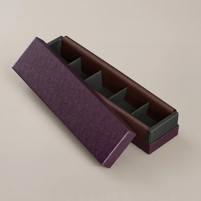チョコレートギフトボックス  COMBI A CASE 1ヶ用/2仕切/3仕切/4仕切/5仕切/6仕切/9仕切/10仕切/12仕切/15仕切/20仕切 ブラック・ワインレッド (20個)