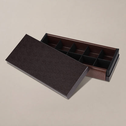 チョコレートギフトボックス  COMBI A CASE 1ヶ用/2仕切/3仕切/4仕切/5仕切/6仕切/9仕切/10仕切/12仕切/15仕切/20仕切 ブラック・ワインレッド (20個)