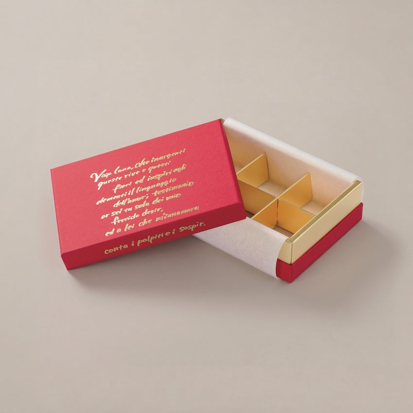 チョコレートギフトボックス  COMBI A CASE 4仕切/6仕切/9仕切/15仕切/20仕切 赤・こげ茶  (20個)
