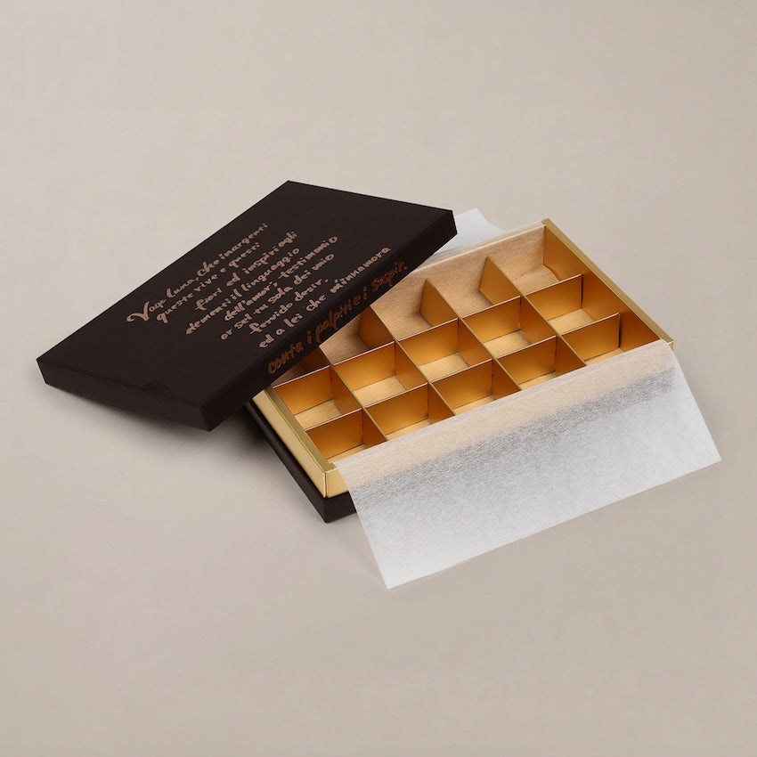 チョコレートギフトボックス  COMBI A CASE 4仕切/6仕切/9仕切/15仕切/20仕切 赤・こげ茶  (20個)