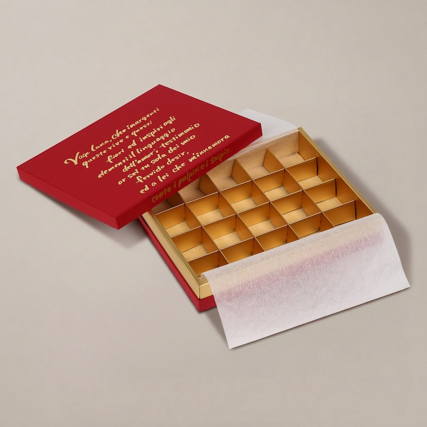 チョコレートギフトボックス  COMBI A CASE 4仕切/6仕切/9仕切/15仕切/20仕切 赤・こげ茶  (20個)