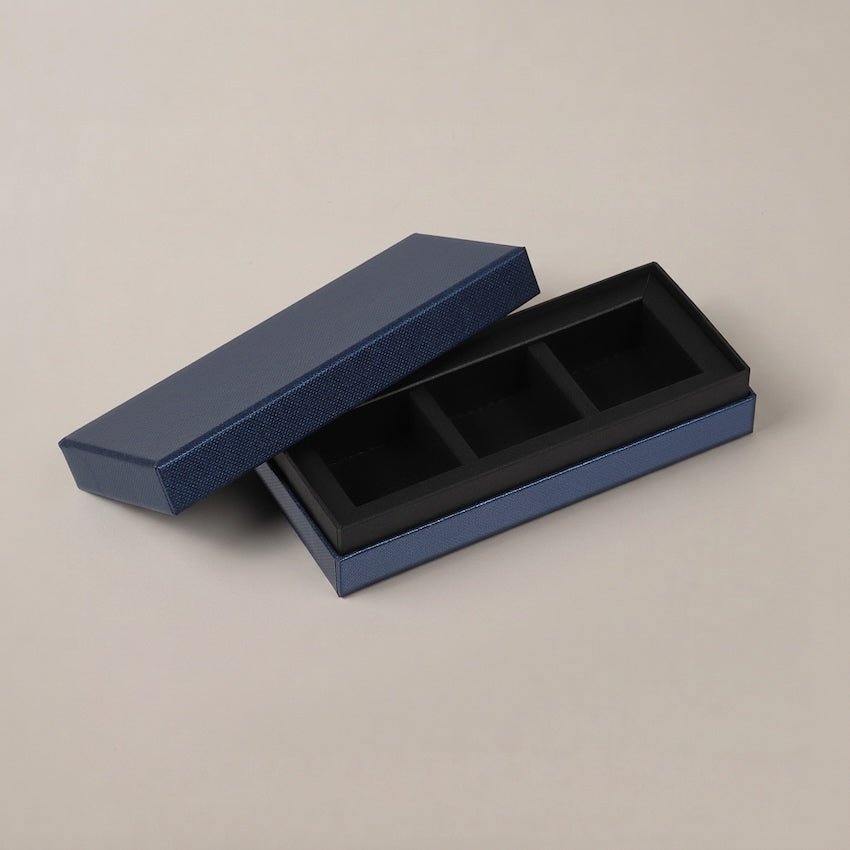チョコレートギフトボックス  COMBI B CASE 3仕切/4仕切/6仕切 メタルネイビー・メタルゴールド  (20個)