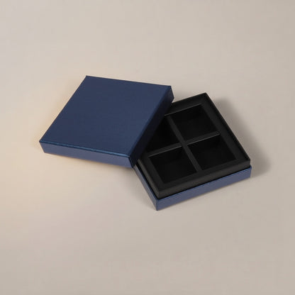 チョコレートギフトボックス  COMBI B CASE 3仕切/4仕切/6仕切 メタルネイビー・メタルゴールド  (20個)