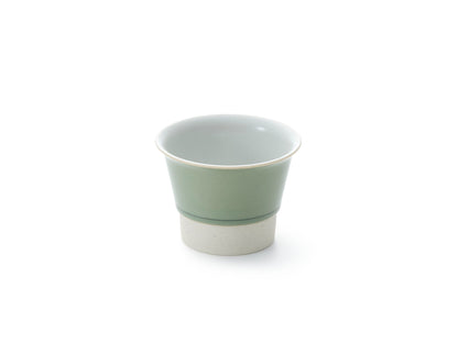 1616/ arita japan MANZ Hojicha Cup Celadon/Natural