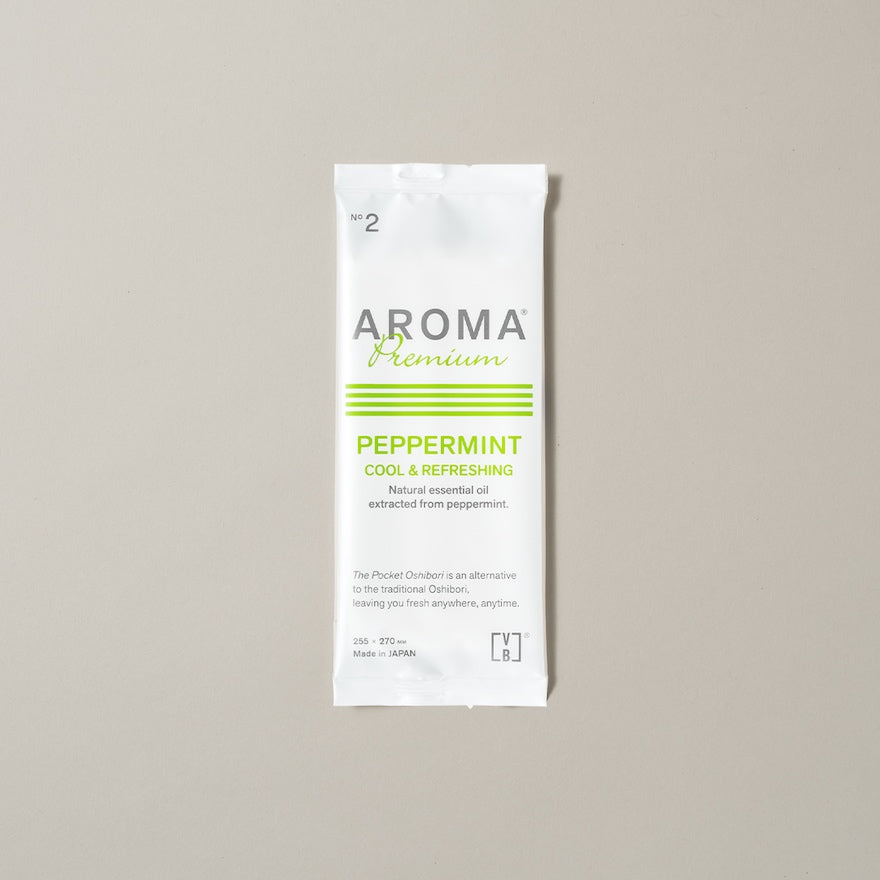 使い捨ておしぼりVB-COSME-AROMA Premium: ペパーミント (600入)