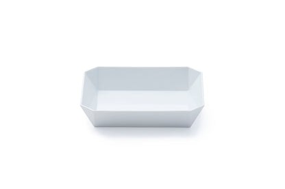 1616 / arita japan TY Square Bowl White 255 / 220 / 184 / 150