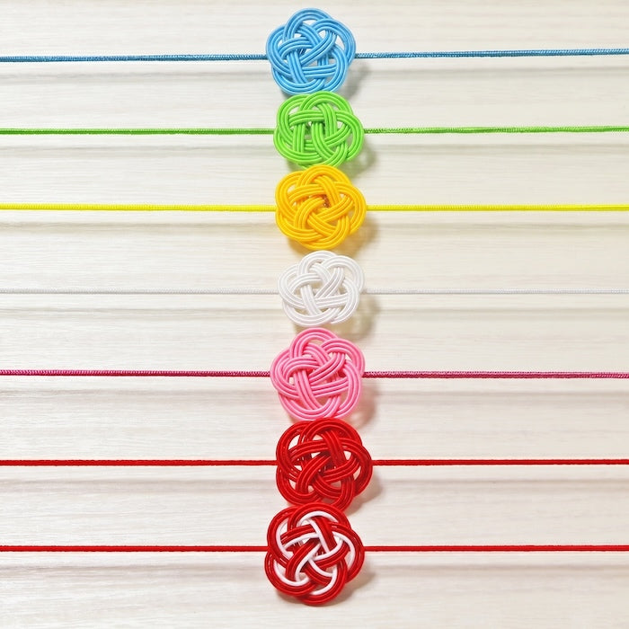 【受注生産】 飾り水引 【梅水引】 細ゴム 1重掛結び 折径約15㎝  (100本入)