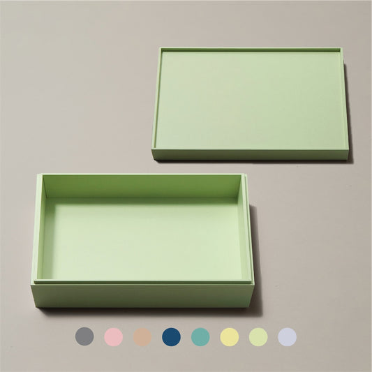 【サンプル 送料無料】UTSUWA　長角大　本体＋フタ1組セット　紙容器