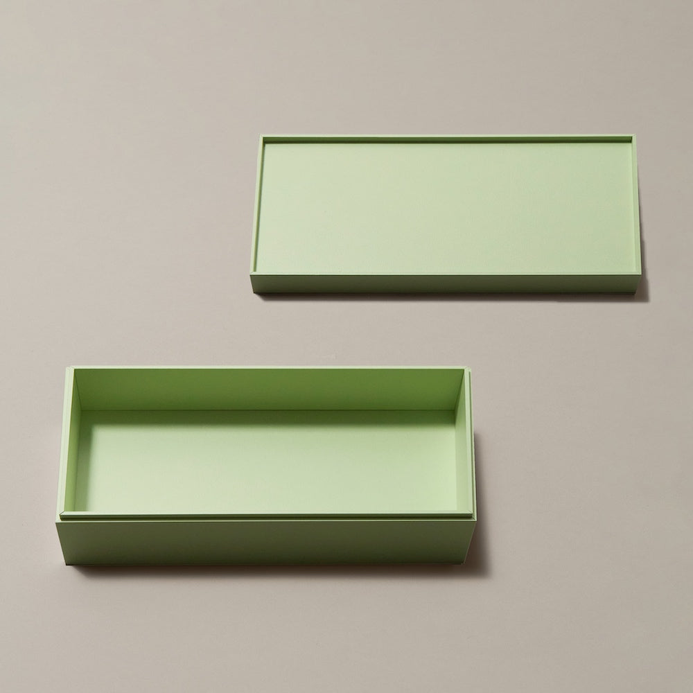 【サンプル 送料無料】UTSUWA　長角小　本体＋フタ1組セット　紙容器