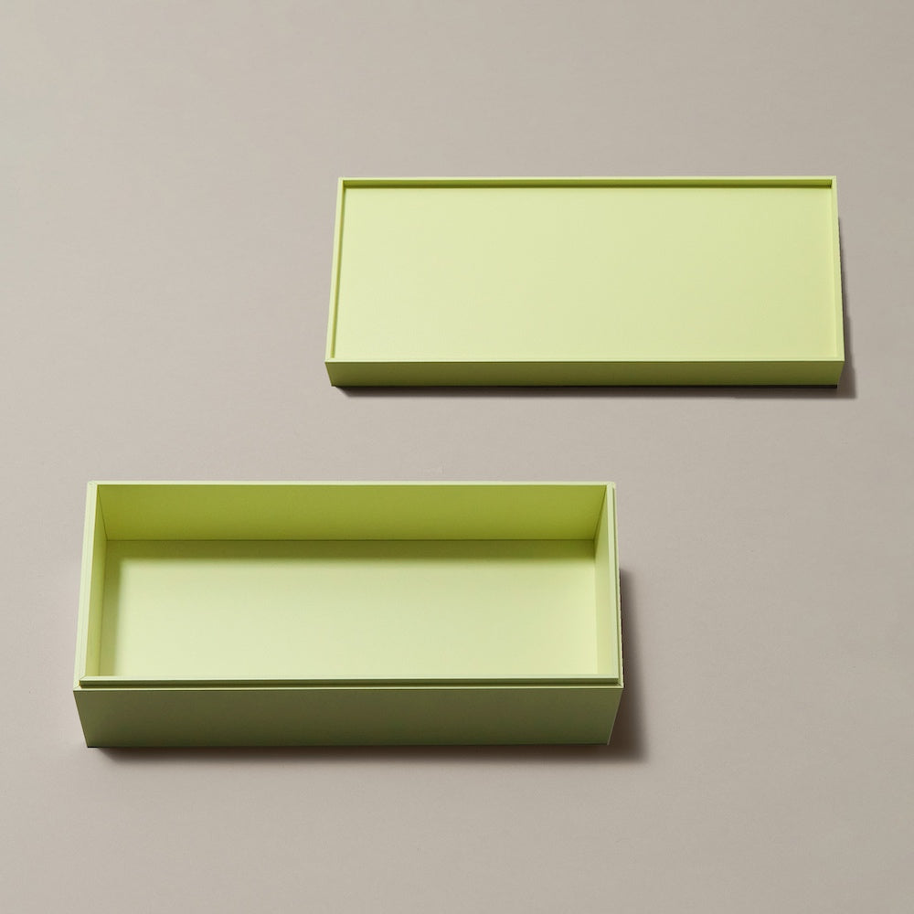 【サンプル 送料無料】UTSUWA　長角小　本体＋フタ1組セット　紙容器