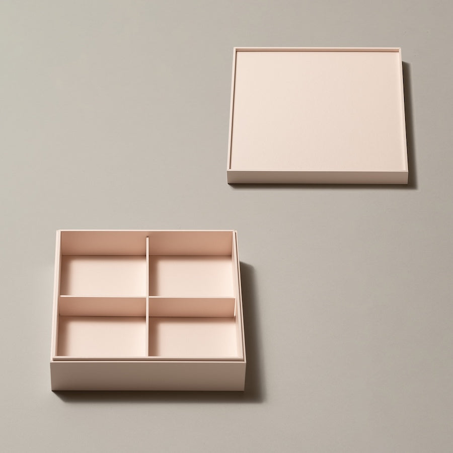 【サンプル 送料無料】UTSUWA　6.5寸　本体＋フタ＋仕切り1組セット　紙容器