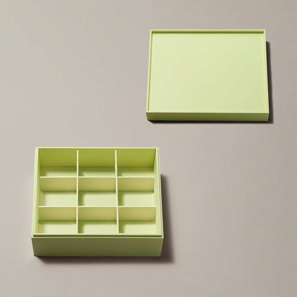 【サンプル 送料無料】UTSUWA　6.5寸　本体＋フタ＋仕切り1組セット　紙容器