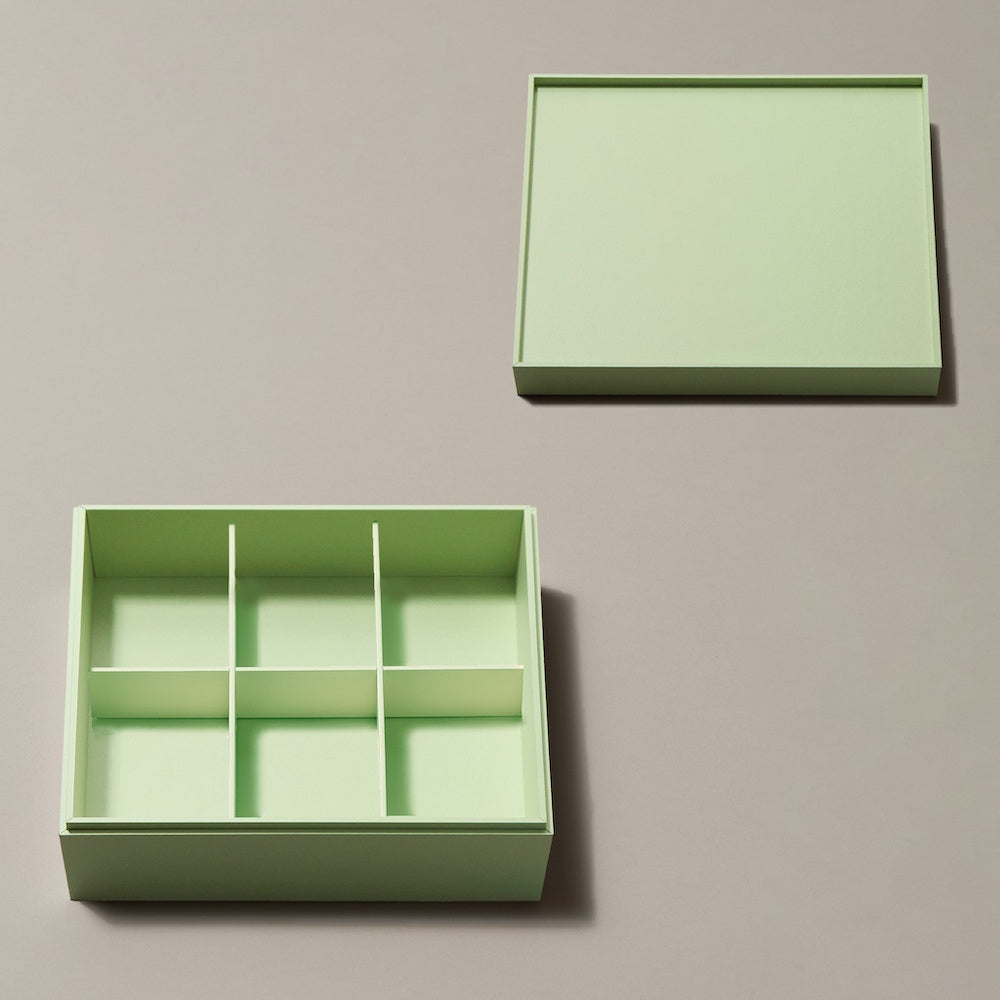 【サンプル 送料無料】UTSUWA　7寸　本体＋フタ＋仕切り1組セット　紙容器