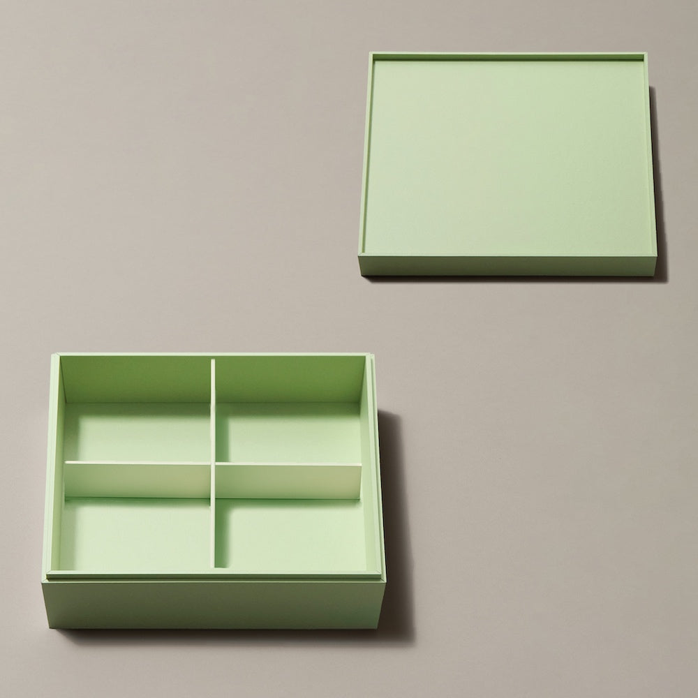 【サンプル 送料無料】UTSUWA　7寸　本体＋フタ＋仕切り1組セット　紙容器