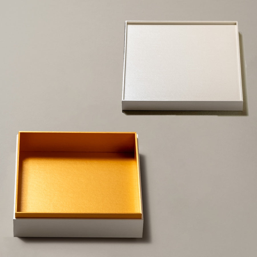 【サンプル 送料無料】UTSUWA　7寸　インロー見せ　本体＋フタ＋仕切り1組セット　紙重箱