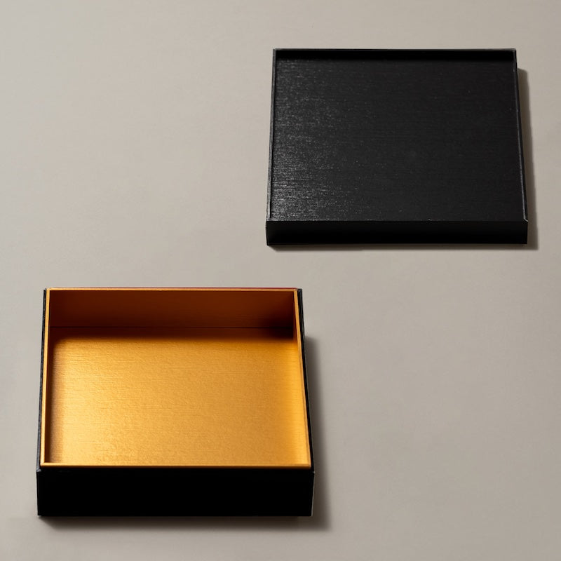 【サンプル 送料無料】UTSUWA　7寸　本体＋フタ＋仕切り1組セット　紙重箱　