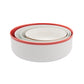 1616/ arita japan S&B Bowl 120 Light Brown Pain White/140 Light Green/160 White Light Orange/180 Red White