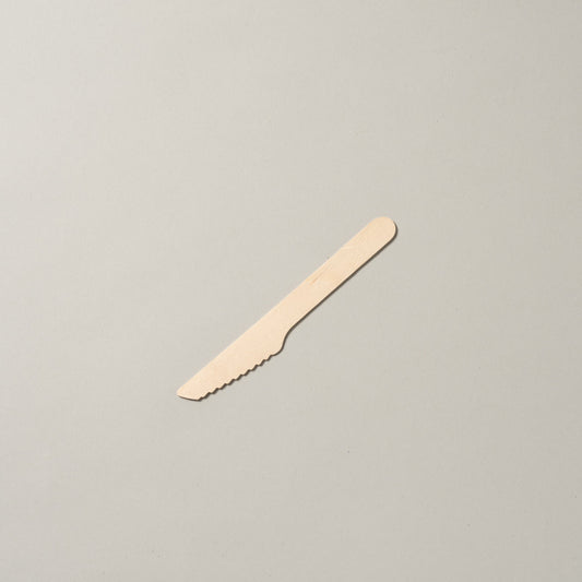 木製ナイフ140　バラ (3000本入透明袋)