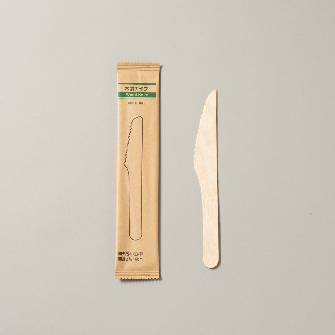 木製ナイフ160　紙完封袋 (3000入)