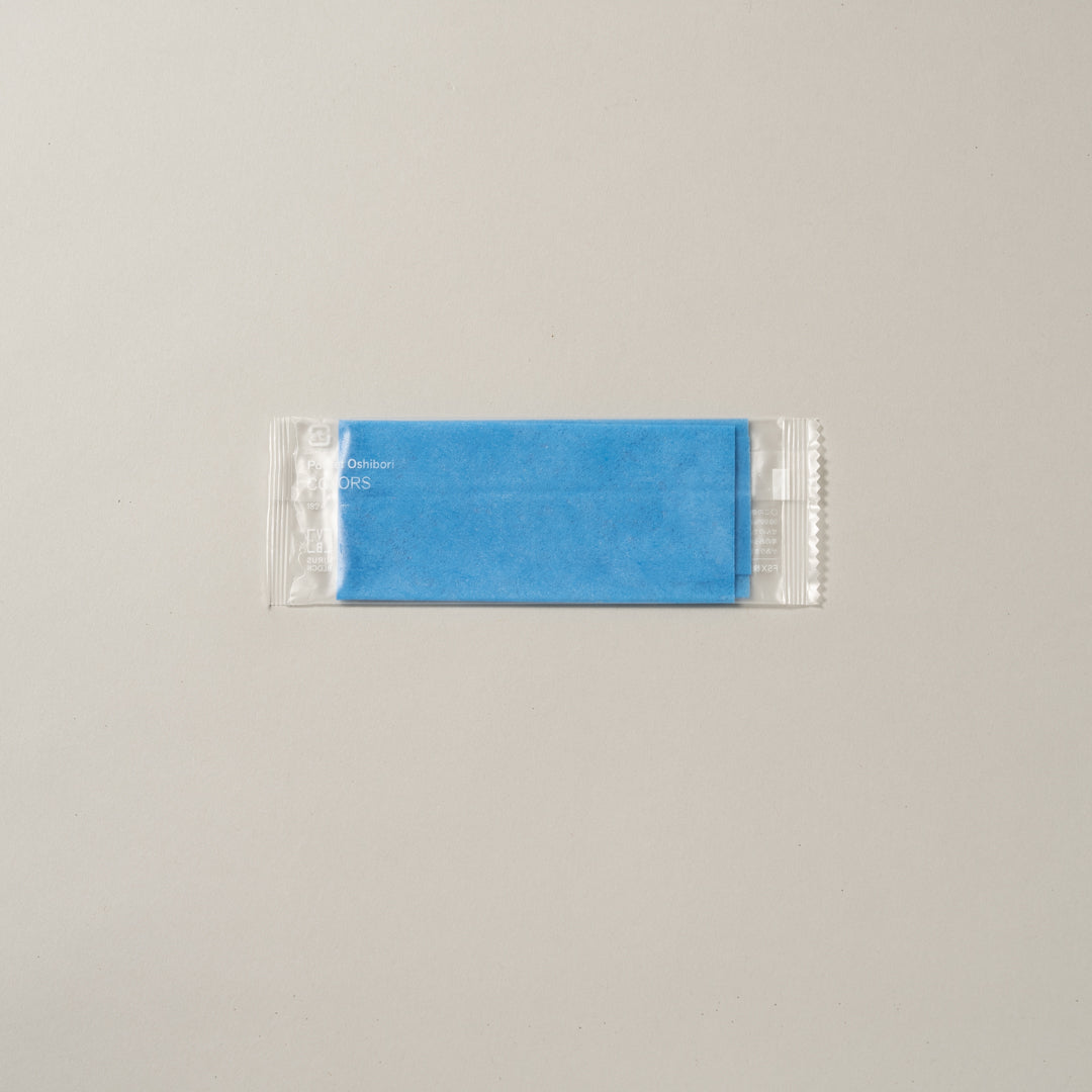 紙おしぼり　COLORS BLUE(2000入)